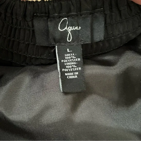 Aqua Strapless Black Bubble Dress with Pockets Size Large - Picture 12 of 12